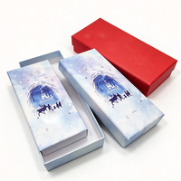 Boîte cadeau rigide de luxe personnalisée en papier imprimé couleur, motif dessin animé, emballage rigide pour bijoux, chapeaux, petits cadeaux