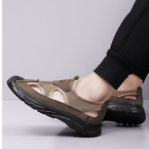 Sandales d'été respirantes pour hommes chaussures polyvalentes semelles souples chaussures <span class=keywords><strong>Shox</strong></span> d'extérieur chaussures de sport en maille perforée à la mode - Product Image 6