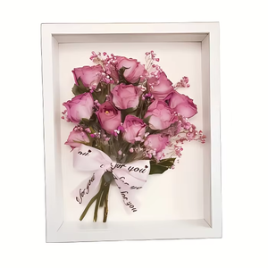 Personalizzabile 3cm 5cm struttura in legno cavo fatta a mano fai da te immagine di fiori secchi <span class=keywords><strong>con</strong></span> insetto profondo fiore essiccato profondo cornice per <span class=keywords><strong>foto</strong></span> - Product Image 2