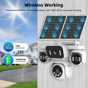 新トレンド Hieasy 20MP 10K AOV 24時間365日録画 ワイヤレス 4G LTE ソーラー PTZ カメラ 4レンズ IP CCTV 屋外 4G SIMカード ソーラーカメラ - Product Image 5