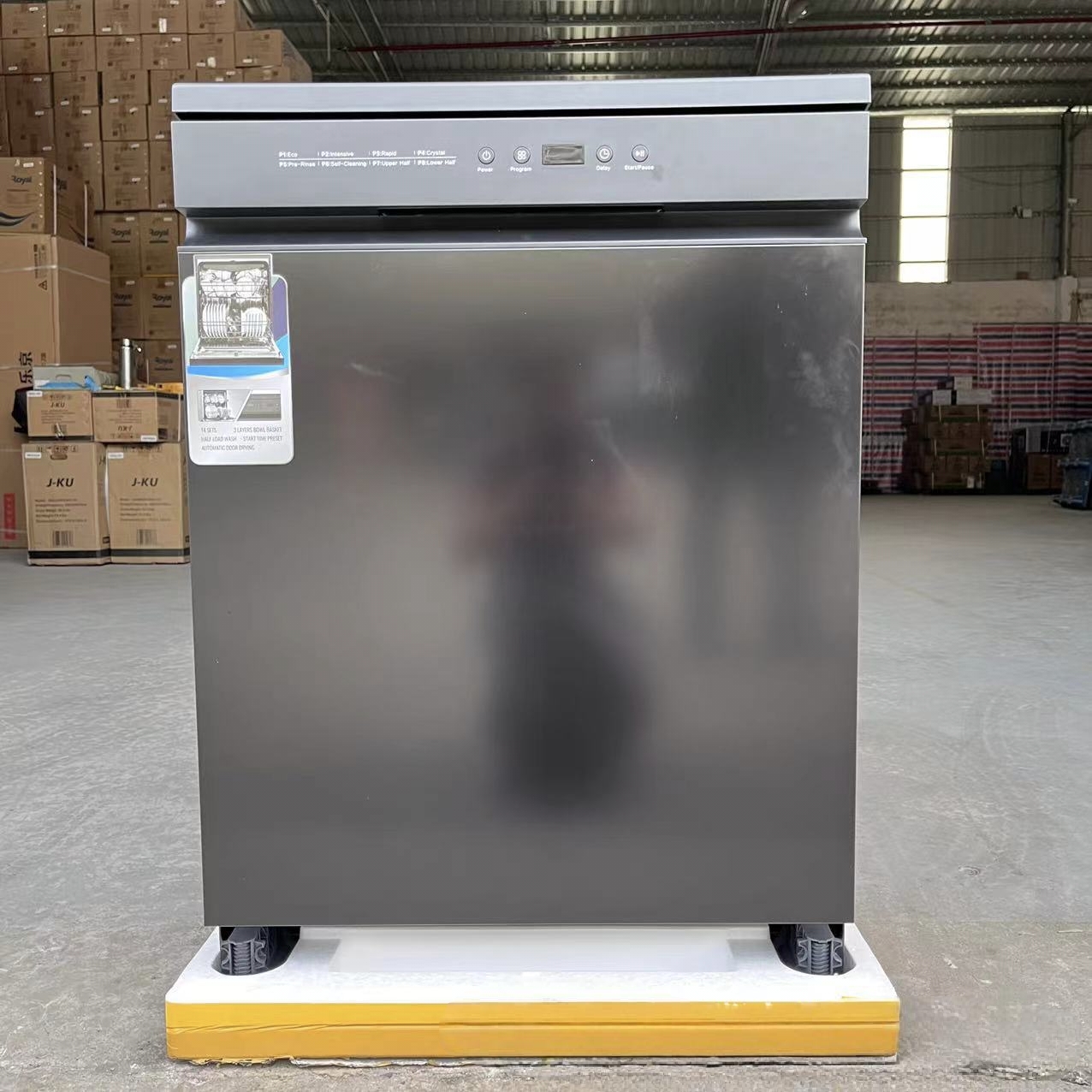 Smart Dishwasher Home Fully Embedded with Automatic Disinfection Function Built-in Household Electric Kitchen Appliances