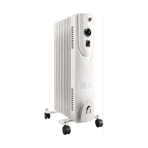 Eurotech Chauffage électrique autoportant 7 ailettes/9 ailettes/11 ailettes Chauffage rempli d'huile Radiateur d'huile portable 5 canaux d'huile - Product Image 1