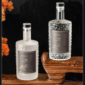 Atacado 500ml <span class=keywords><strong>Absolute</strong></span> Red Wine Glass Bottle Gelo de fundo grosso para Brandy Xo Whiskey Rum <span class=keywords><strong>Gin</strong></span> com qualidade Premium - Product Image 2