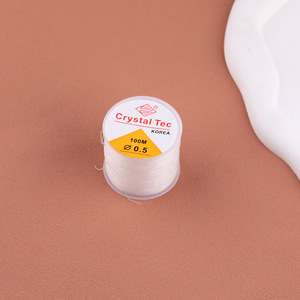 Fil à perles transparent Crystal Tec 100M 0,5-1,5 mm, cordon élastique pour la fabrication de bijoux, accessoires DIY - Product Image 2