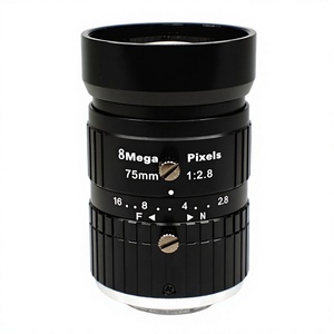 Lente Industrial de 75 mm, 8 MP, 1'', Montura C Estándar, Lente de Visión Artificial, Lente Accesoria para Cámara Industrial M1003 - Product Image 1
