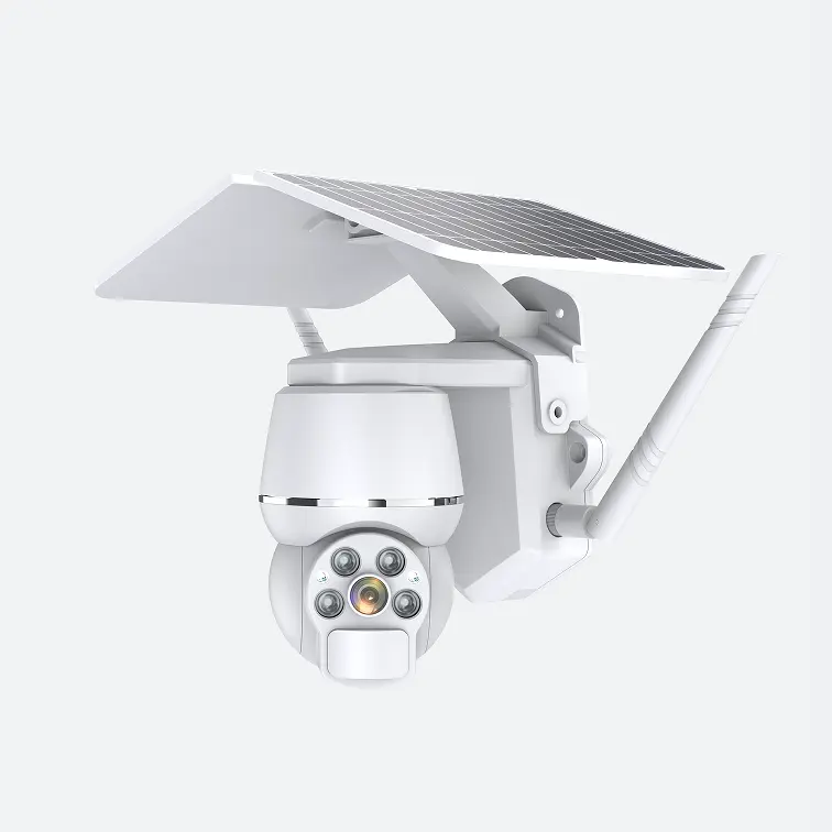Ubox 1 "", mini câmera IP de longo alcance para uso externo, detecção de movimento humano, alerta de energia solar inteligente, Ptz Solar Ptz 4G