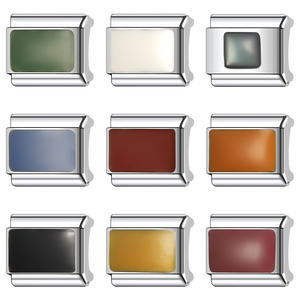 Vendita calda stile italiano a sezione singola in acciaio inox 9MM braccialetto DIY Cross-Border modello classico moda catena di <span class=keywords><strong>tendenze</strong></span> - Product Image 1