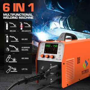 Máquina de Soldadura Multifuncional Integrada <span class=keywords><strong>250</strong></span> <span class=keywords><strong>MIG</strong></span>, Embalaje en Cartón, Ciclo de Trabajo Nominal del 60%, Integrada para Exteriores - Product Image 4