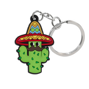 Bán buôn khuyến mại Quà Tặng tùy chỉnh Keyring vòng móc chìa khóa 3D/2D cao su mềm <span class=keywords><strong>PVC</strong></span> Keychain tùy chỉnh - Product Image 3