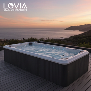 <span class=keywords><strong>Piscina</strong></span> de Hidromasaje Personalizada con Sistema de Control Balboa para Exteriores, Spa Combinado, <span class=keywords><strong>Hidroterapia</strong></span>, Jacuzzi, <span class=keywords><strong>Piscina</strong></span> Grande con Masaje - Product Image 1