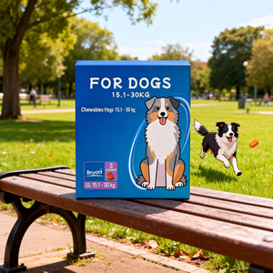 犬用ビーフ風味チュアブル錠剤 免疫サポート 皮膚と被毛の健康 消化の健康 安全で効果的な粉末サプリメント - Product Image 2