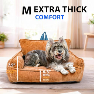 All-Season Fully Filled Square Dog Pet <b>Bed</b> with Removable Cover Soft Kennel and Washable <b>Nest</b> by Manufacturer - Product Image 5