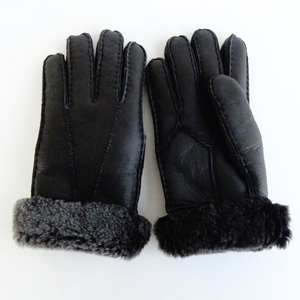 Nice Price Promotional Hand Warmer Sheepskin Shearling Lined <strong>Men</strong> <strong>Leather</strong> <strong>Gloves</strong> on <strong>Sale</strong> - Product Image 5
