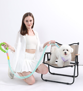 2025 mới bán buôn đôi ma thuật chống trượt Dây Xích Chó chống mài mòn phá vỡ miễn phí tác động phòng chống nổ đi bộ vải - Product Image 2