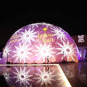 Yeni benzersiz jeodezik 360 projeksiyon Planetarium kubbe etkinlik çadırı satılık