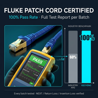 Kabel Patch Cord Cat6 Cat6a RJ45 8P8C 5 Warna Hijau Hitam Kuning Putih Biru PVC LSZH Jacket Konduktor Tembaga Murni