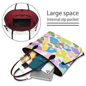 250 Jahre Unabhängigkeitstag 2-teilige Damen MULTI CAMO Print Custom PU Umhängetasche Neueste Trendige Tragetasche mit Reißverschlusstasche für die USA - Product Image 4