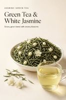 Thé vert au jasmin en vrac, matière première pour thé aux fleurs parfumé, 500g, sain, durée de conservation de 3 ans