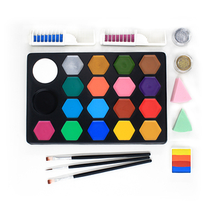 Kit di pittura per il viso per Halloween, sicuro e atossico, set completo di colori per bambini - Product Image 2