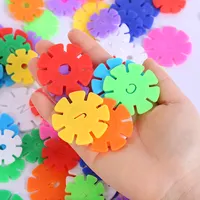 Hot Sales Snowflake Building Blocks Puzzle Toy Increase Creativity Children's Enlightenment Snowflake Diy Education Toys