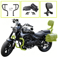 Nouvelle barre de protection antichoc Haojue TR300 PLUS Urban Touring Edition |   Protection de moteur en acier au carbone noir givré |   HJ300-5 Adaptabilité 1 an
