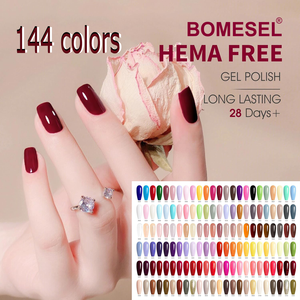 <span class=keywords><strong>Vernis</strong></span> à ongles gel UV LED tendance, haute pigmentation, longue tenue, pour salon, fournitures d'art des ongles, marque privée OEM, 144 couleurs - Product Image 1