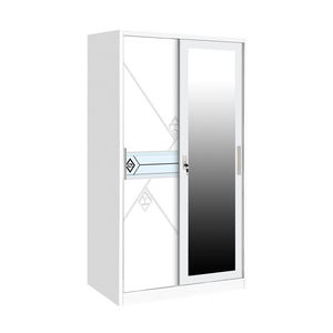 Modern Designed Steel Printed Mirror Steel Wardrobes Living Room Bedroom Furniture With <strong>Clothes</strong> <strong>Storage</strong> <strong>Units</strong> - Product Image 5