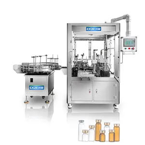CYJX Small Plastic Vial Filling Stopper Capping Sealing Machine Oil Injection Filling Line Machinery