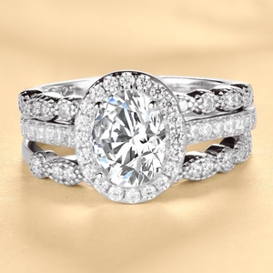 Bague en zircon pour femme de haute qualité, taille brillant, argent sterling plaqué rhodium, certifiée CMA, style punk, mariage, fête, anniversaire - Product Image 3