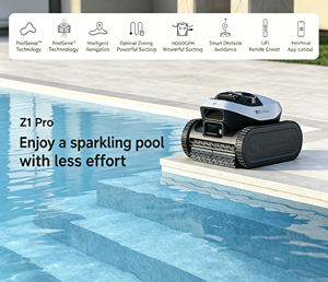 Robot de nettoyage de <span class=keywords><strong>piscine</strong></span> intelligent sans fil de haute qualité, multi-modes, <span class=keywords><strong>aspirateur</strong></span> automatique, programmation à distance, <span class=keywords><strong>pour</strong></span> piscines enterrées, puissant - Product Image 2