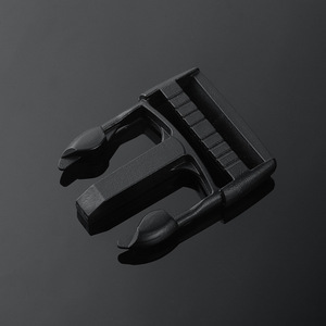 Metal Sliding Buckle Silver Black Durable For Bags <b>Backpacks</b> Waist <b>Straps</b> Adjustable Buckles - Product Image 3