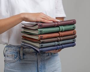 Journal de prière en cuir personnalisé, journal chrétien enveloppé, carnet religieux en cuir, cadeau chrétien personnalisé - Product Image 5