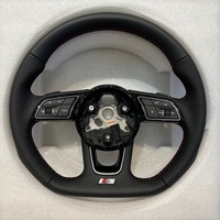 Volant de voiture en cuir le plus vendu pour Audi S6 S7 A4 B8 B9 A5 A6 A7 C7 Q3 Q5 A3 S3 S8 R8