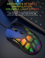 Nuevo Mouse Gamer 7200DPI 7D Ergonómico RGB Programable para Computadora Oficina Mouse Gamer Honeycomb con Cable
