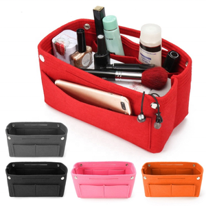 กระเป๋าจัดเก็บผ้าสักหลาดออกแบบได้เอง,กระเป๋าถือเก็บของในกระเป๋าจัดเก็บของเร็วขนาดพอดีพร้อมช่องด้านใน - Product Image 6