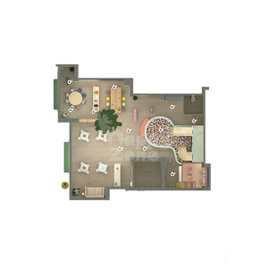 Équipement de terrain de jeu intérieur personnalisé sur le thème du panda, zone de jeux souple pour enfants et salle de jeux, parc d'attractions, zone éducative pour enfants - Product Image 2