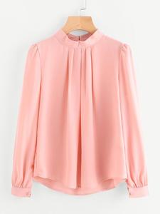 Nouveau modèle de bureau uniformes conceptions pour les femmes formelle à la mode en mousseline de soie à manches longues chemises - Product Image 3