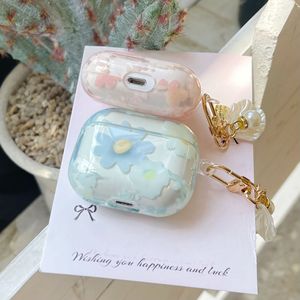 Funda Transparente IMD con Diseño de Flor para Auriculares Inalámbricos AirPods Pro 4, Compatible con Apple 1/2/Pro, Funda Protectora Suave Resistente a Caídas - Product Image 3