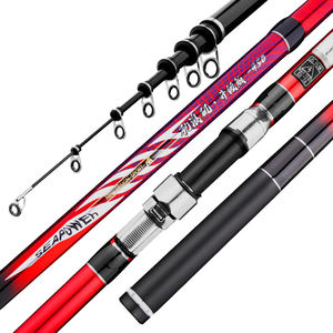 Caña de Pescar de Surf con Anclaje de Inserción de Carbono, Estilo Europeo, Caña de Pesca de Largo Alcance, Ultraligera, de Fibra de Carbono para Pesca en Roca - Product Image 1