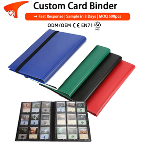 Album de cartes de jeu Torson personnalisé en gros avec couverture en PP, 9 pochettes, capacité de 360+ cartes, compatible Yugioh CCG, avec protège-cartes à chargement latéral - Product Image 1
