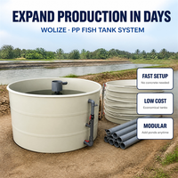 Système d'aquaculture en recirculation (SAR) : Améliorez la rentabilité de votre ferme aquacole avec une densité élevée, 95 % de l'eau recyclée et un contrôle total.