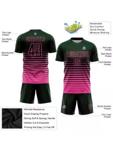 <b>T</b>-<b>shirt</b> and soccer jersey sets are available for customization at our clothing factory. - Product Image 2