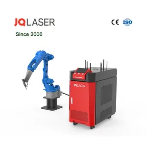 Industrial 3 en 1 robot limpiador láser soldador cortador 1500W 2000W 6 Axis Robot Arm máquina de soldadura láser automática