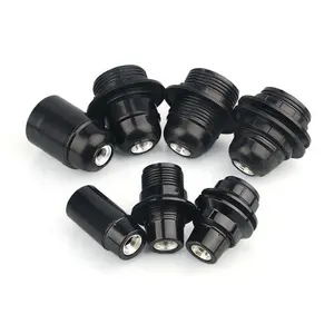 DIY E26 E14 Lampen lampen halter Sockel E27 Sockel Schwarz Kunststoff Beleuchtung Zubehör