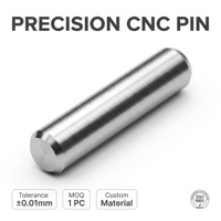 Axe, broches et broches de rotation de précision en acier inoxydable et laiton usinés sur mesure par CNC pour applications d'équipements industriels