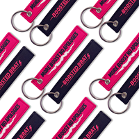 Yuewen Meilleures ventes : Porte-clés en tissu brodé avec motif avion, Porte-clés personnalisé avec logo, Étiquette de bagage, Étiquettes de bagage brodées