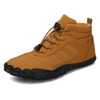 Chaussures d'hiver chaudes en polaire antidérapantes à cinq doigts pour hommes et femmes, durables pour la randonnée, le trekking, l'alpinisme et la neige – Direct Usine