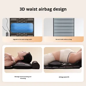 Cojín masajeador eléctrico <span class=keywords><strong>Shiatsu</strong></span> calentado con función de calentamiento corporal por vibración Categoría de producto Cojín de masaje - Product Image 5