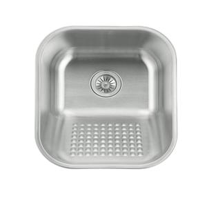 Cuba Inox <span class=keywords><strong>45x45</strong></span> Tanque de Acero Inoxidable para Lavandería, <span class=keywords><strong>Fregadero</strong></span> Cuadrado con Escurridor para Lavar Ropa a Mano - Product Image 3