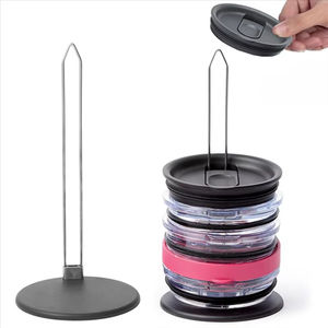 Estante de Almacenamiento para Tapas de Tazas, Organizador para Gabinetes de Cocina y Encimeras LM LM25417 - Product Image 1